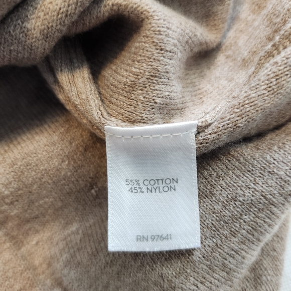 J. Jill Tan and Blue Patterned Knit Sweater - Picture 6 of 6